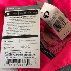 Pearl iZumi w barrier convertible jacket